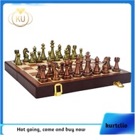 Folding Metal Chess Chess Box Chess Pieces Metal Chess