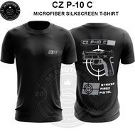 Ss Brothers Microfiber eyelet Silkscreen Printed Premium T-Shirt CZ P-10 C Ready Stock Malaysia