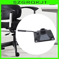 [szgrqkj1] Office Chair Lift Control Mechanism Gaming Chair Swivel Base Replacement Hardware Black Square Swivel Tilt Base for Bar Stool