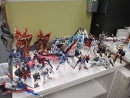 20件 Gundam 高達 模型 Gunpla + 1隻HG 1/72 境界戰機 MAILeS 白雉, 有 1/144 RG, 1/144 HG, SD gundam 等等