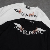 Angel Devil basic tee Street Style unisex T-Shirt A500
