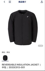 ASICS 黑色保暖外套