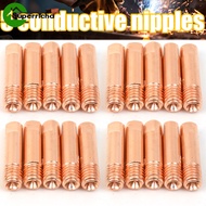 [H&L]MB-15AK Contact Tip Gas Nozzle for MIG MAG Welding Torch, Copper Conductive Nozzle M6 Thread wi