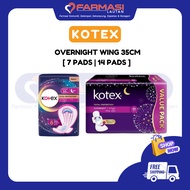 KOTEX OVERNIGHT WING 35CM - 7 PADS | 14 PADS