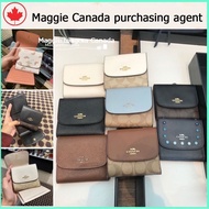 #Maggie Canada# Coach Women Wallet F87589 Tri-fold Wallet Coin Purse Folding Coin Purse