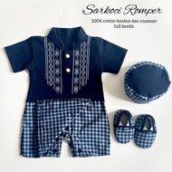 WHOLESALE CLICK 4 TIMES Muslim Clothes Peci Set for Baby Boys Cool Children's Eid Aqiqah Babeebabysh