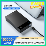 CVGYH New Hyperspin HDD With 100000+ Retro Games For PS4/PS3/PS2/Wii/Wiiu/SS/N64 Portable Game Hard 
