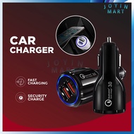 Usb Casan Car Charger Fast Charging 2 Ports/Fast Charger Car Quick Car Charger Casan Mobil