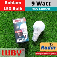 Luby Radar 9 watt LED Lamp Motion Sensor Led Bulb 9 watt