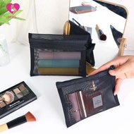 BAIXL Casual Pencil Cases Zipper Bag Organizer Case Square Bag Travel Organizer Mesh Cosmetic Bag Storage Toiletry Bag Makeup Bags Cosmetic Cases