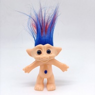 10cm Troll Doll Vintage Trolls Dolls Colorful Hair Anime Action Figure Family Members Models Funny K