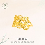 [Kedai Emas Gemilang] 2002850 Gold Ring (20) (2.41G) [916 Gold]