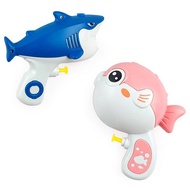 🇰🇷 [Korean Product] ADELAND Water Gun 2-Piece Set – 1 Set (Fish + Shark), Fun Outdoor Water Shooter 