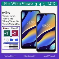 For Wiko View2 view3 view3 pro view3 lite view4 view 4lite view5 view5 plus LCD Display Touch Screen