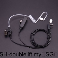 Acoustic Tube Earpiece Headset Mic Replacement for Radio Anti UV-5R Noise Earpiece Way Two