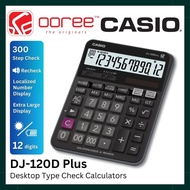 CASIO DJ-120D PLUS DESKTOP TYPE CHECK CALCULATOR WITH 300 STEPS CHECK, RECHECK WITH SOUND ASSIST, SO