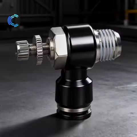 SL Pneumatic Fittings Connector Throttle Speed Controller Valve SL4-01 SL6-01 SL8-01 SL10-01 PT 1/8 