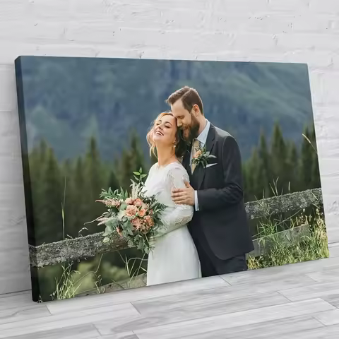 1pc Custom Canvas Print with Your Photo – Personalized Canvas Wall Art – Custom Photo Print Home Dec