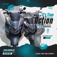 Suzuki Burgman 125 Windshield (Clear/ Smoke Black)