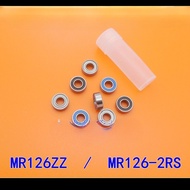 Ball Bearing SMR126K Open Type MR126ZZ L-1260 MR126-2RS 6 * 12 * 3 * 4mm