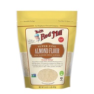 PALEO Gluten-Free, Non-GMO Bob's Red Mill, Super Fine Almond Flour, 453g (16oz)