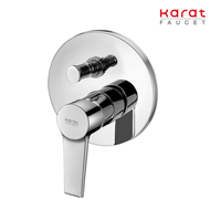 Karat Faucet ก๊อกผสมฝังผนังแบบก้านโยกพร้อมที่สลับทางน้ำ (Diverter) สำหรับฝักบัวก้านแข็ง รุ่น KF-18-8