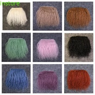 INSTORE BJD Hair Row, Fake Hair Bjd Dolls BJD Hair Wefts, Curly Hair Row Diy Hair Colors Wig Handmad