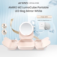 AMIRO M2 LumoCube Portable LED Bag Makeup Mirror Round Mirror Face Makeup Mirror