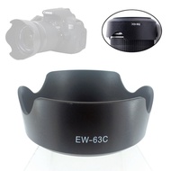 Lens Hood Replace EW-63C for Canon EF-S 18-55mm f/3.5-5.6 IS STM EW63C