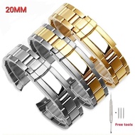 Rolex Daytona stainless Steel Chain Rolex Daytona 20mm Plain Watch Strap