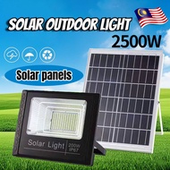 2500W solar light IP68 household lighting LED waterproof wall light solar outdoor courtyard light