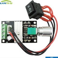 UNIIS Motor Speed Regulator, DC 6V 12V 24V 28V PWM Speed, Adjustable 3A 80W Controller PWM