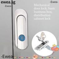 EWEA Door Mailbox Lock, Hardware Aluminum Alloy Mechanical Door Lock,  Multifunctional DIY with Key Cabinet Box Lock Cupboard