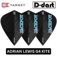 TARGET DARTS FLIGHT- ADRIAN LEWIS G4 PRO.ULTRA KITE DART FLIGHTS 3PCS/PACK