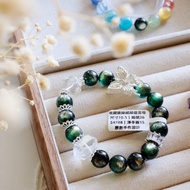 羲和日色丨高品晶體高亮金鋰雲母龍紋鱗片丨紫鋰雲母祖母晶祖母綠