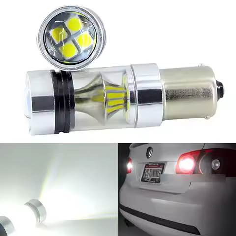 2pcs 100w Super Bright Canbus Car LED Reverse Running Backup Lamp Light Bulb For VW T4 T5 T5.1 T6 Tr