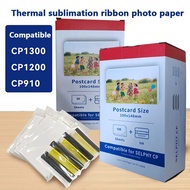 6 Inch Selphy CP1300 Ink and Photo Paper for P Tray Compatible for Canon Selphy CP1500