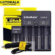 Liitokala Lii-PL4 For 18650 21700 26650 AA AAA 18350 18500 3.7V 1.2V 3.2V LCD Lithium Battery Charger