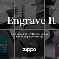 Zippo Engraving Service : Zippo Pocket Lighter Engraving Service  (Without Lighter)