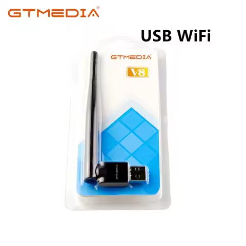 GTmedia 2.4GHz USB WiFi With AntennaWork For aV7HD V7 PRO V7 TT V7 S2X Digital Satellite Receiver Se