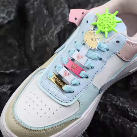 Shoelaces Buckle Shoelace Metal Buckle Shoelaces Accessories Metal Lace Lock DIY Sneaker Kits AF1 Sh