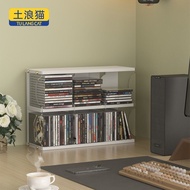 Thickened Acrylic CD Desktop Disc Storage Rack CD Holder CD Transparent Dustproof Storage Rack CD Bo