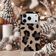 Leopard print design Stylish printed 2-in-1 phone case Works with iPhone17 Pro Max/17 Pro/17 air/17/