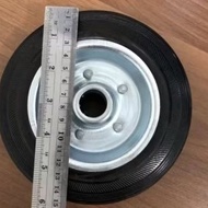 6 inch only wheels, 6 inch rubber display case wheels