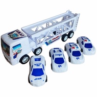 Boys' Toys, Police Trucks, Filled with Sedans / Toys for Boys Aged 3 4 5 Years