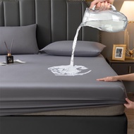 100% Waterproof Mattress Protector Brushed Fitted Bedsheet Soft Anti Bacterial Cadar Single Queen King Size