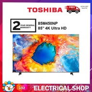 {FREE SHIPPING} Toshiba 85 M450N 85M450NP 4K UHD Quantum Dot Smart TV Television