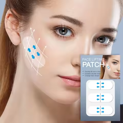 12Pcs/3Sheets Waterproof V Face Makeup Adhesive Tape Invisible Breathable Lift Face Sticker Lifting 
