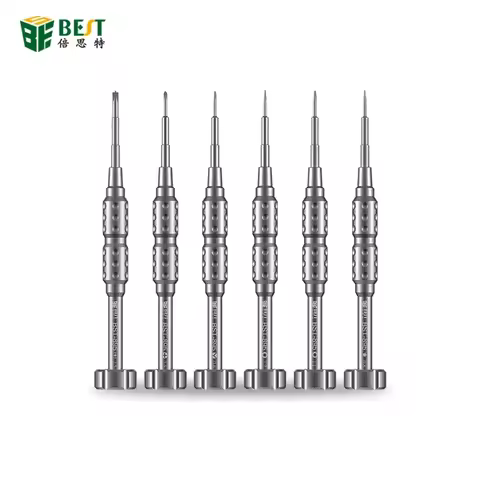 BST-895 6 IN 1 Screwdriver Set Y0.6 Pentalobe 0.8mm Torx T2 Phillips PH000 1.5mm Precision Magnetic 