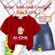 Children's SET SEMI JEANS AGE 2 YEARS-10 YEARS (AI-CHA)